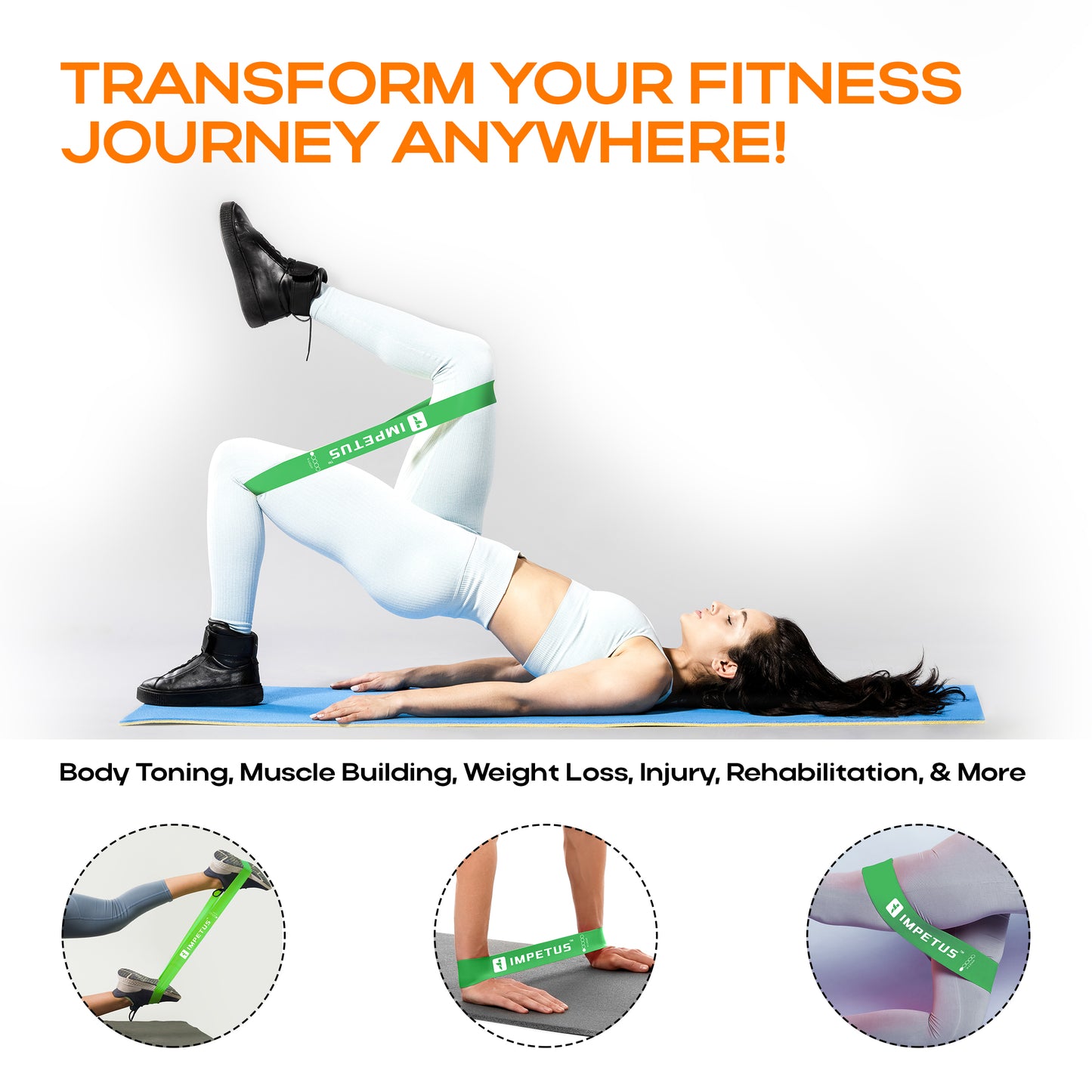 IMPETUS Resistance FlexBands Set of 5