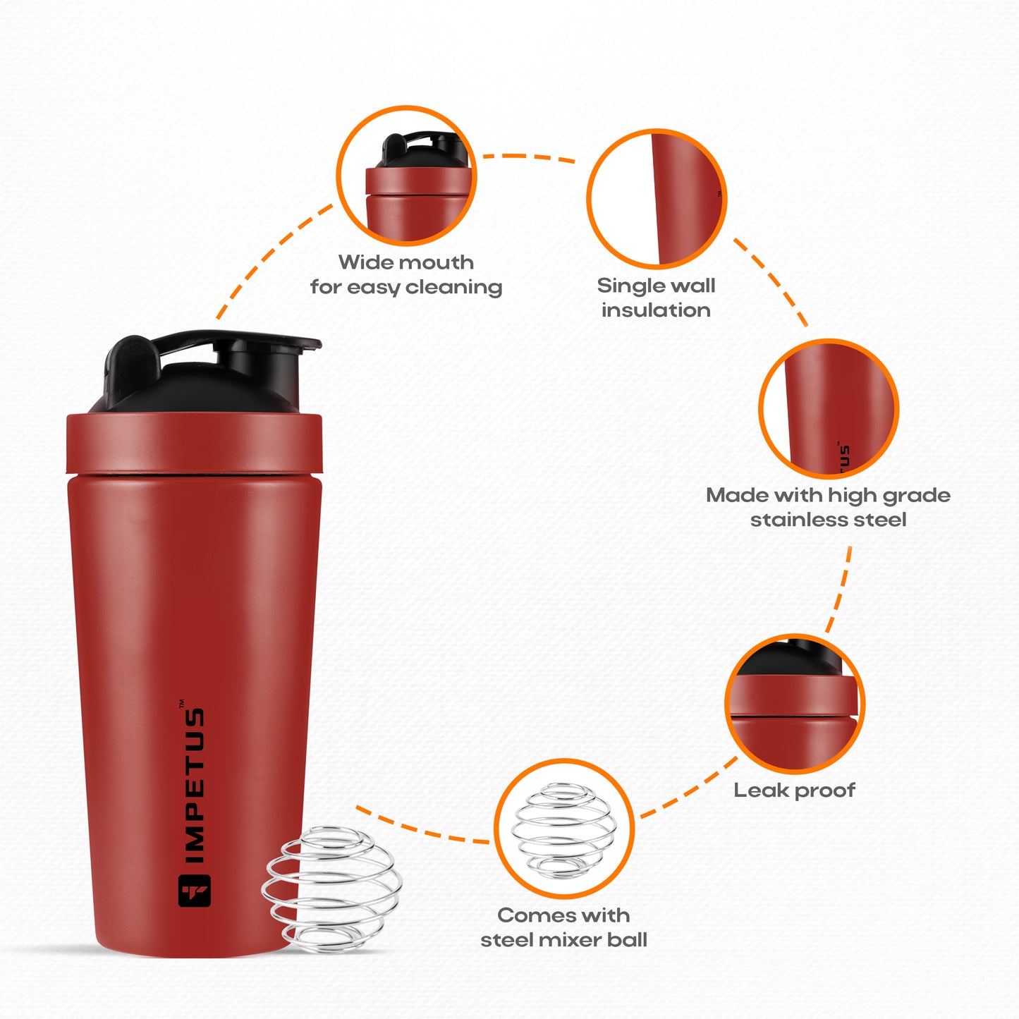 StrengthFuel Combo | Steel Protein Shaker and Deadlift Strap