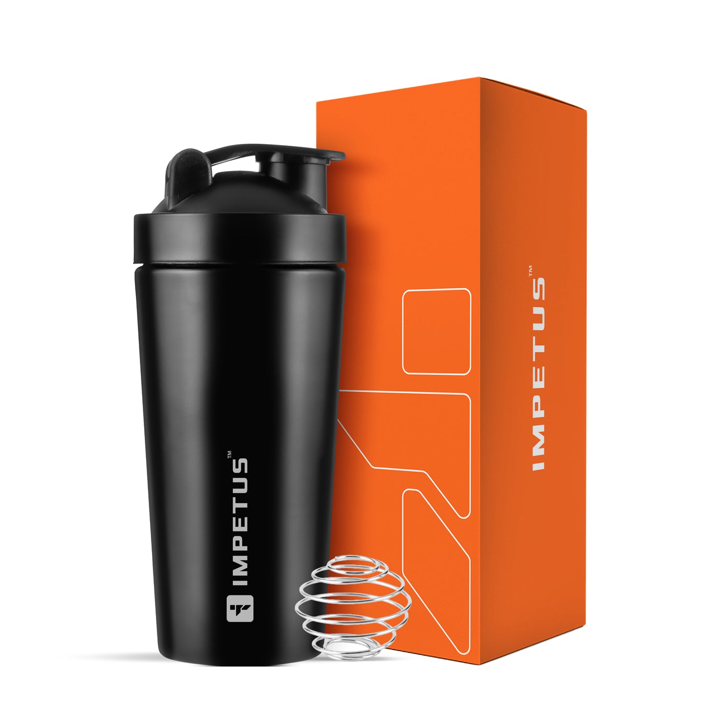 Shake & Support Combo | Steel Protein Shaker and Wrist Support