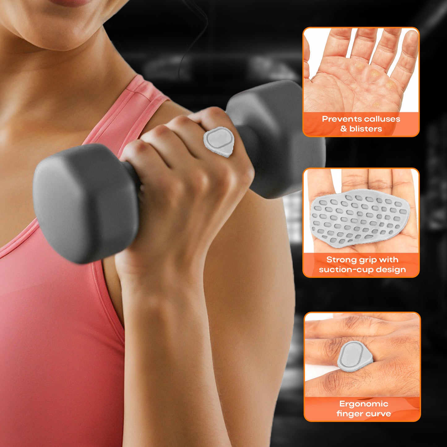 IMPETUS Gym Grip | Universal | Unisex | 1 Pair