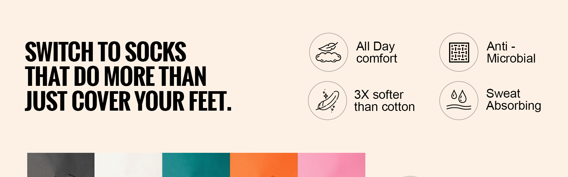 High Crew Bamboo Socks for Women - Fit & Fabric 3
