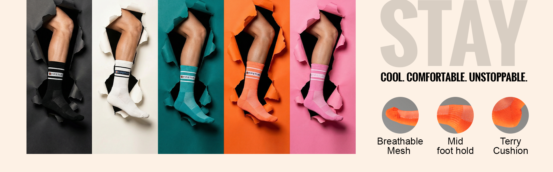 High Crew Bamboo Socks for Women - Fit & Fabric 4