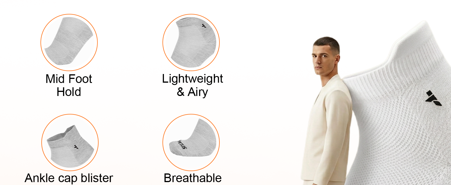 Cotton Socks for Men | Pack of 3 | Free Size - Fit & Fabric 3