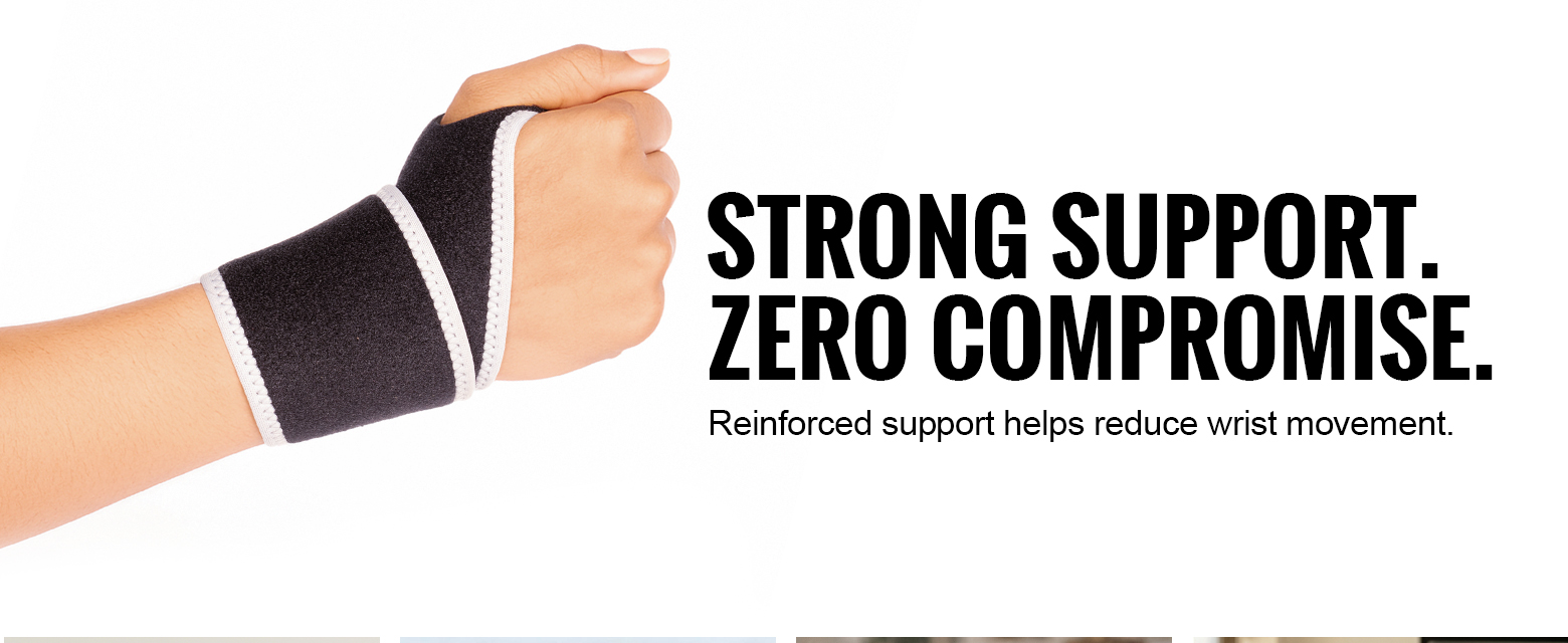 Neoprene Wrist Brace | Universal | Unisex | 1 Unit - Fit & Fabric 1