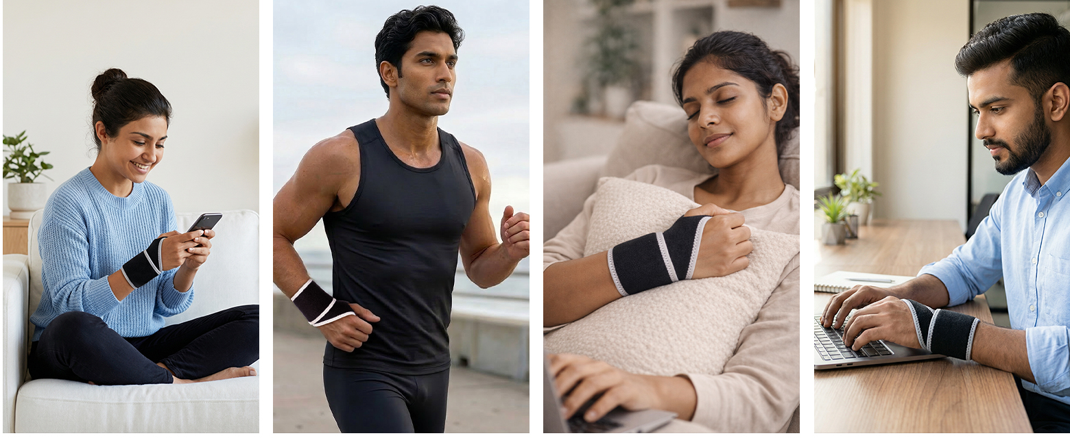 Neoprene Wrist Brace | Universal | Unisex | 1 Unit - Fit & Fabric 2
