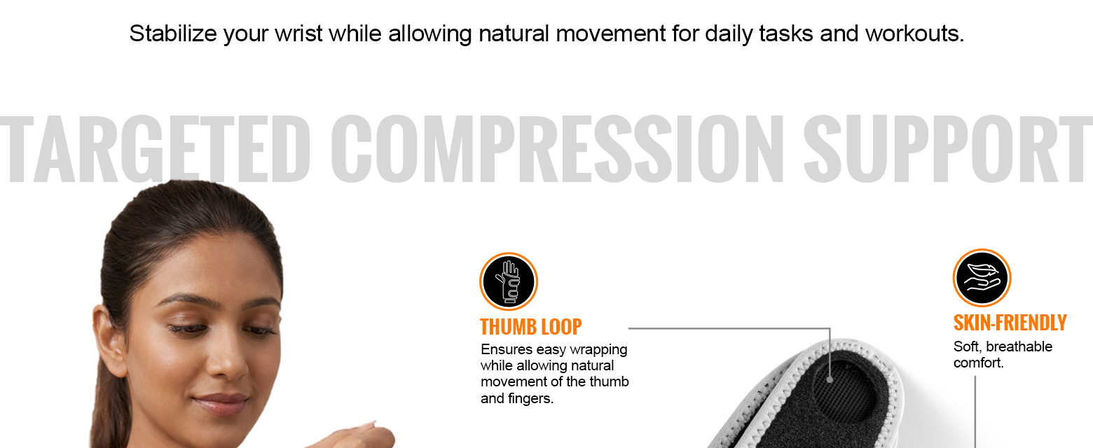 Neoprene Wrist Brace | Universal | Unisex | 1 Unit - Fit & Fabric 3