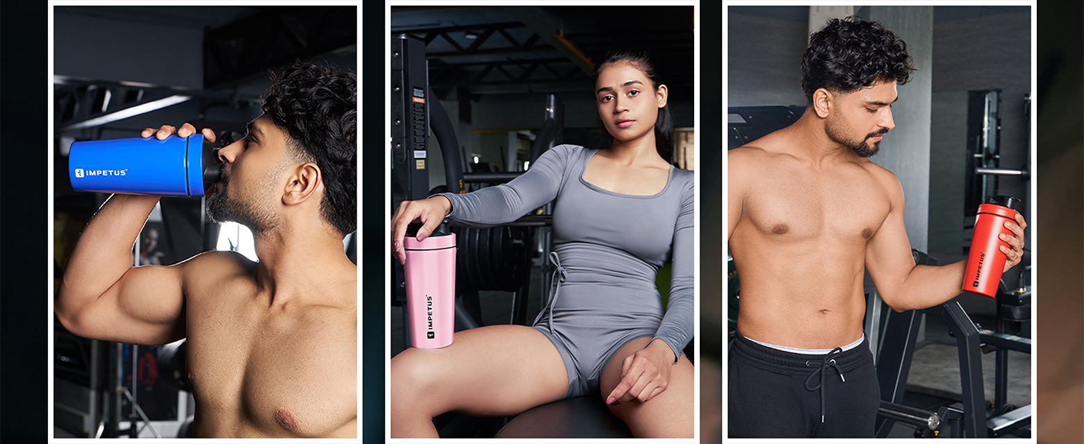 Steel Duo Combo | Steel Protein Shaker Set of 2 - Fit & Fabric 2