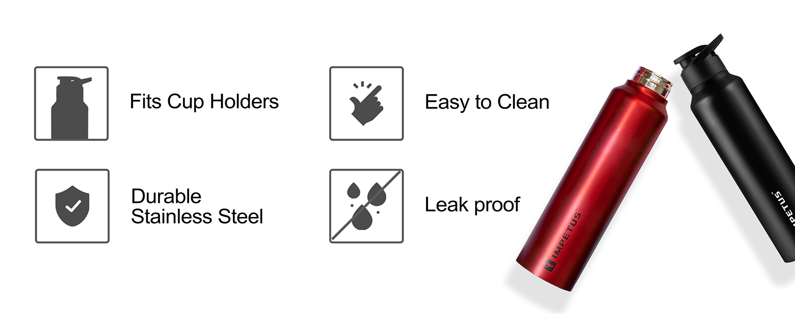 Steel Water Sipper | 1000ml | 1 Unit - Fit & Fabric 2