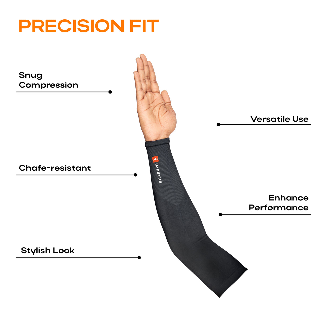 FlexFit Arm Sleeves | 1 Pair | Unisex | Free Size