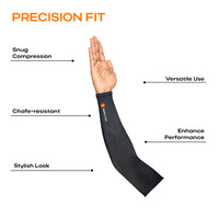 FlexFit Arm Sleeves | 1 Pair | Unisex | Free Size