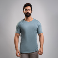 Dot Knit Round Neck T-Shirt