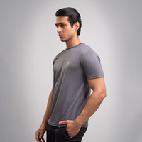 Dot Knit Round Neck T-Shirt
