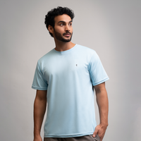 Dot Knit Round Neck T-Shirt
