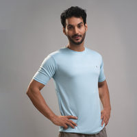 Dot Knit Round Neck T-Shirt