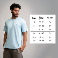 Dot Knit Round Neck T-Shirt