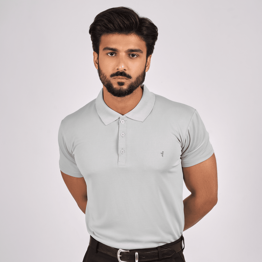 Active Polo - Ice Grey