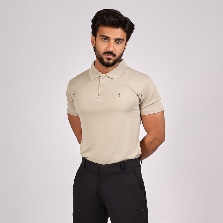 Active Polo - Stone Beige