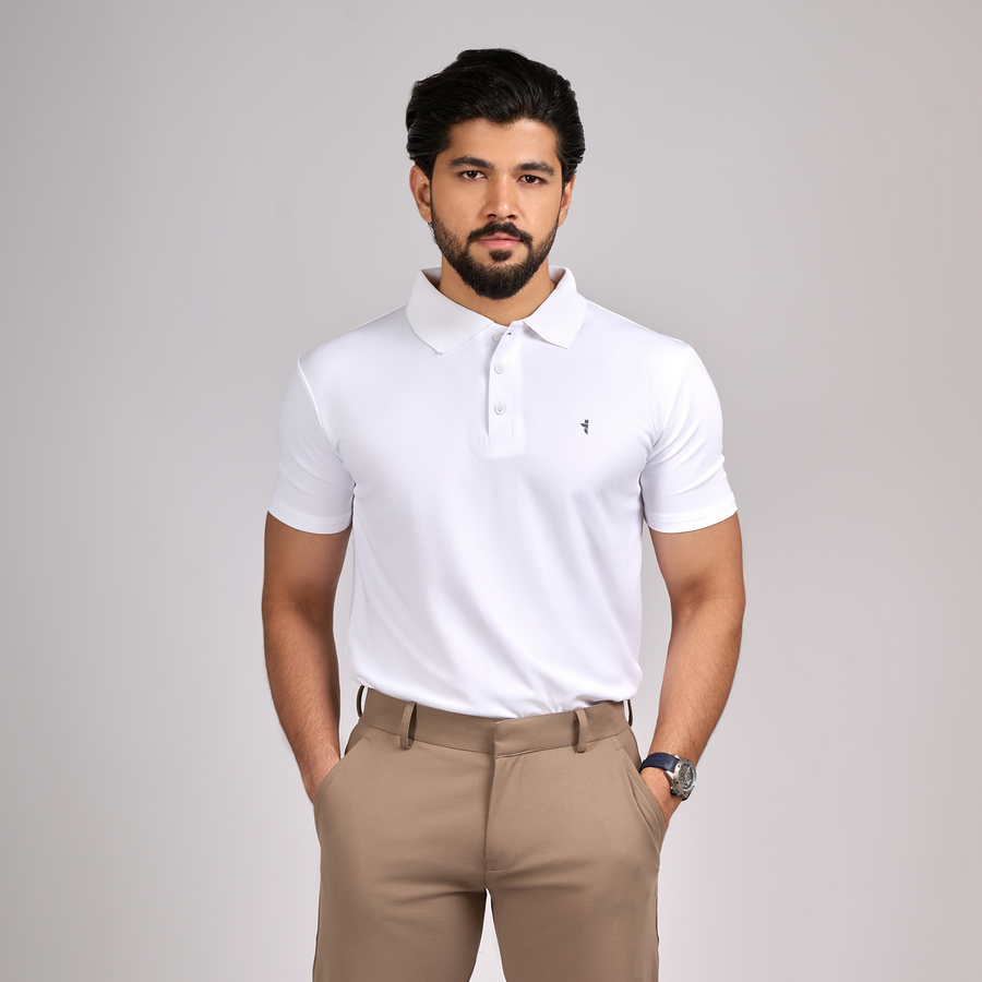 Active Polo - White