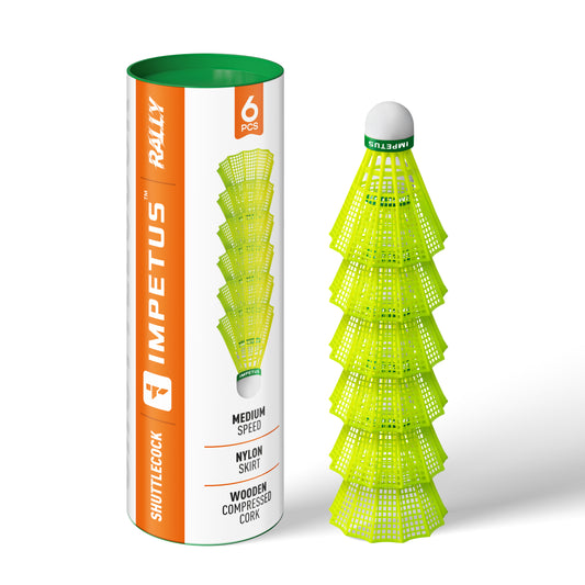 IMPETUS Rally Shuttlecock Pack of 6