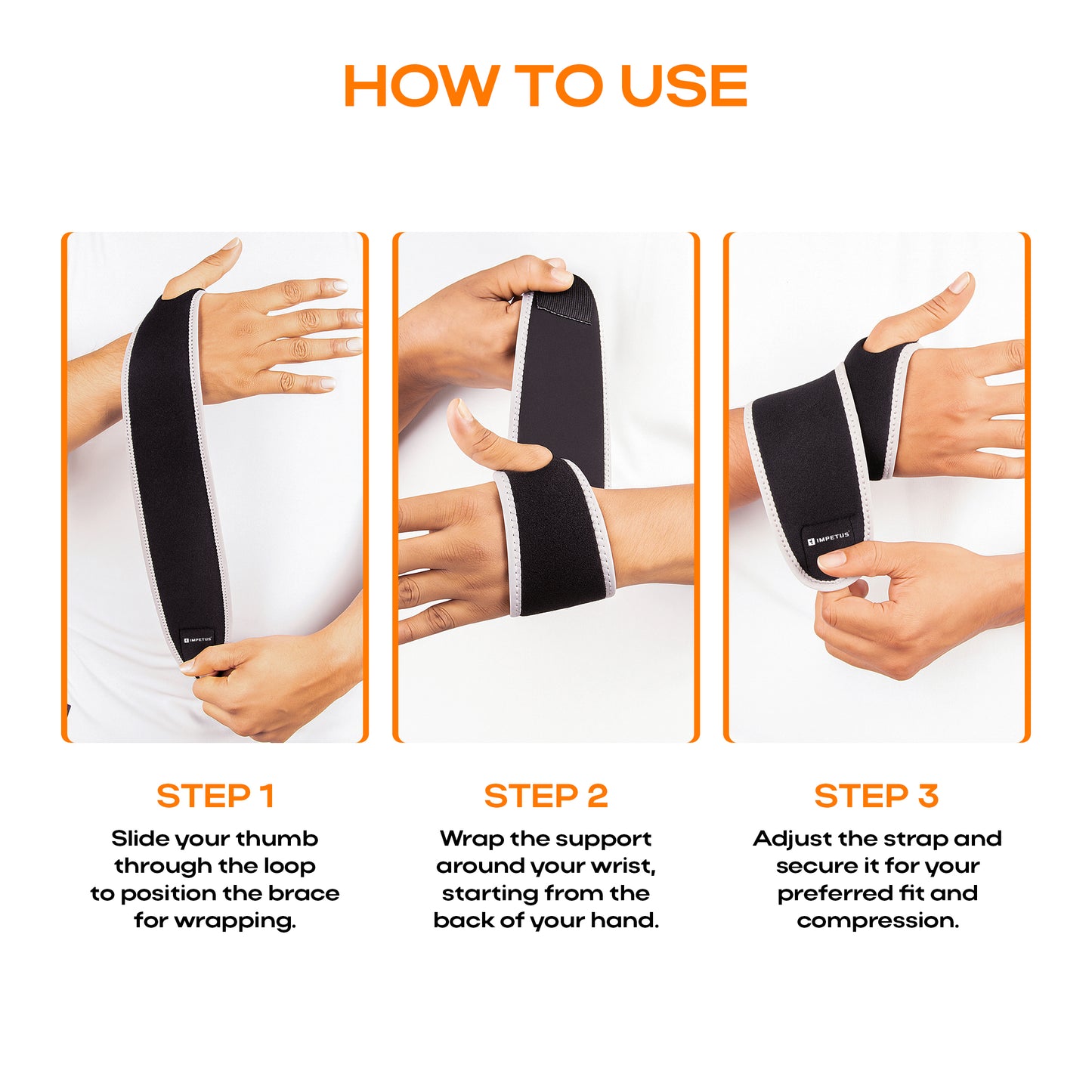 IMPETUS Neoprene Wrist Brace | Universal | Unisex | 1 Unit