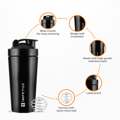 Steel Duo Combo | Steel Protein Shaker Set of 2