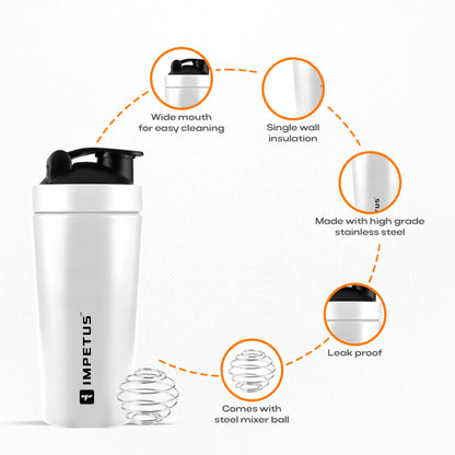 Steel Duo Combo | Steel Protein Shaker Set of 2