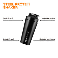 Steel Protein Shaker | 750ml | 1 Unit