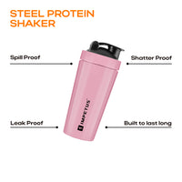 Steel Protein Shaker | 750ml | 1 Unit