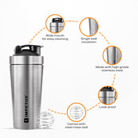Steel Protein Shaker | 750ml | 1 Unit