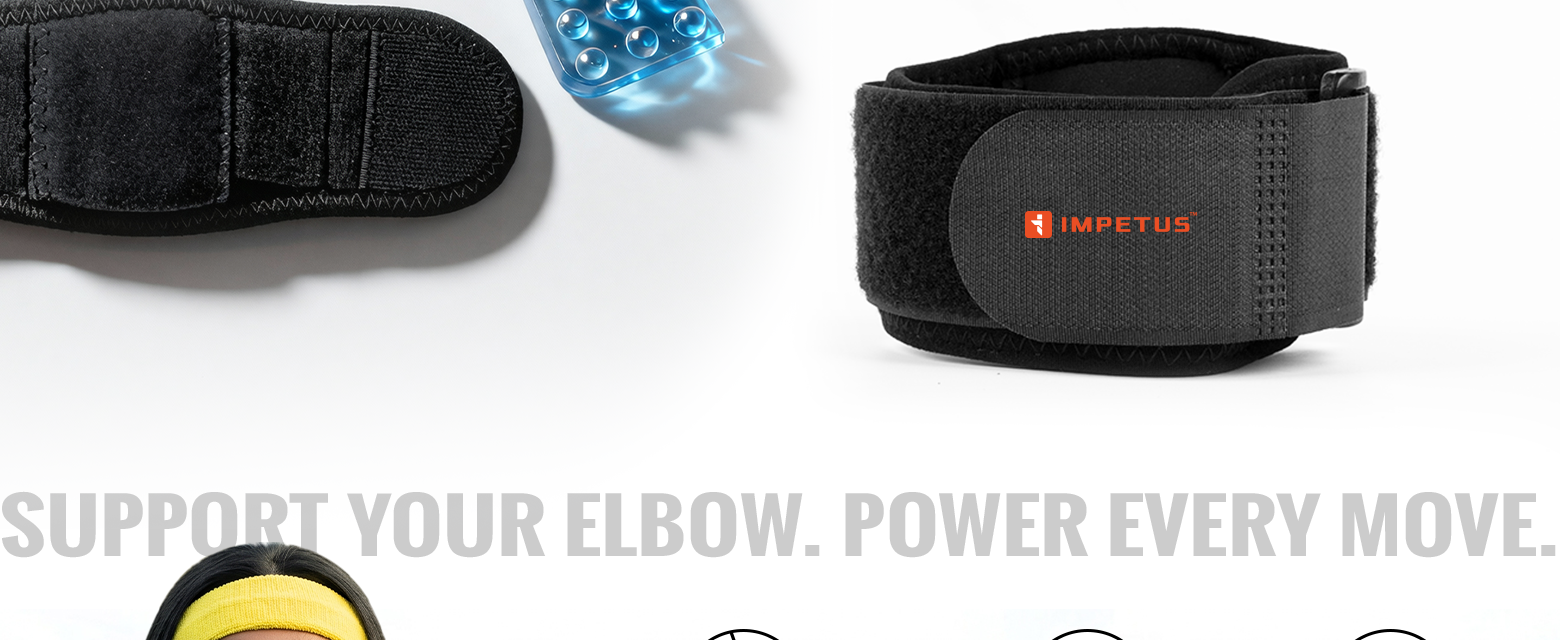 Tennis Elbow Support | 1 Unit | Universal | Unisex - Fit & Fabric 3