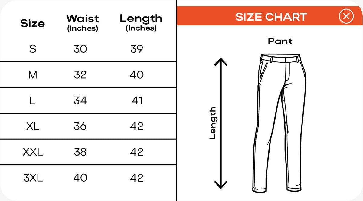 Size chart 1