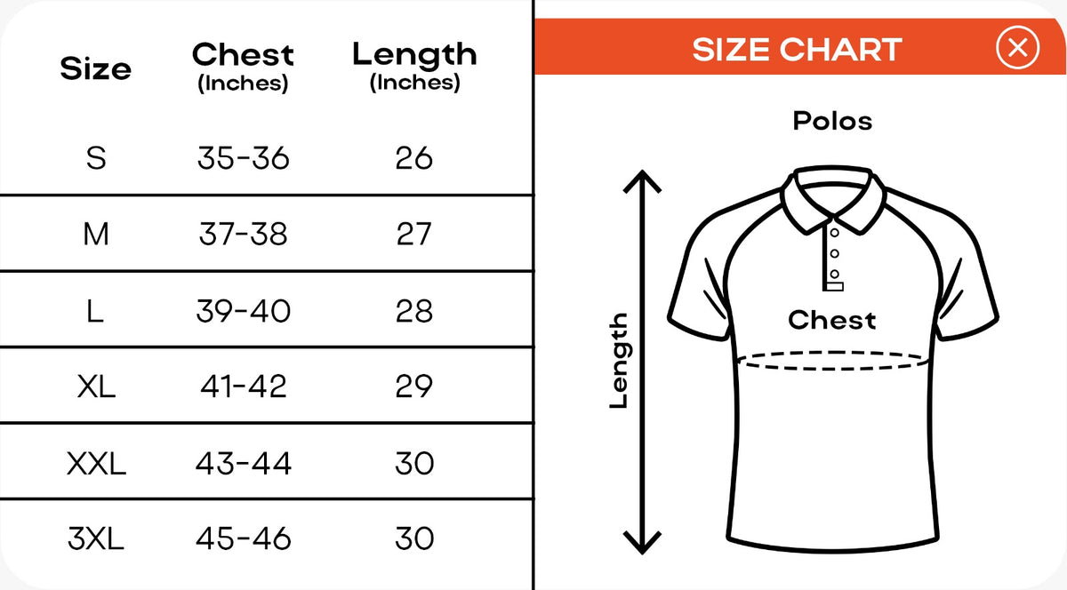 Size chart 1