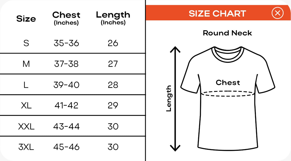 Size chart 1