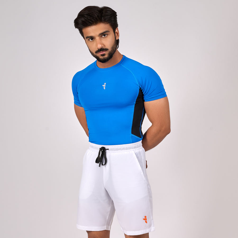 Tactical Compression Tee - Bright Blue