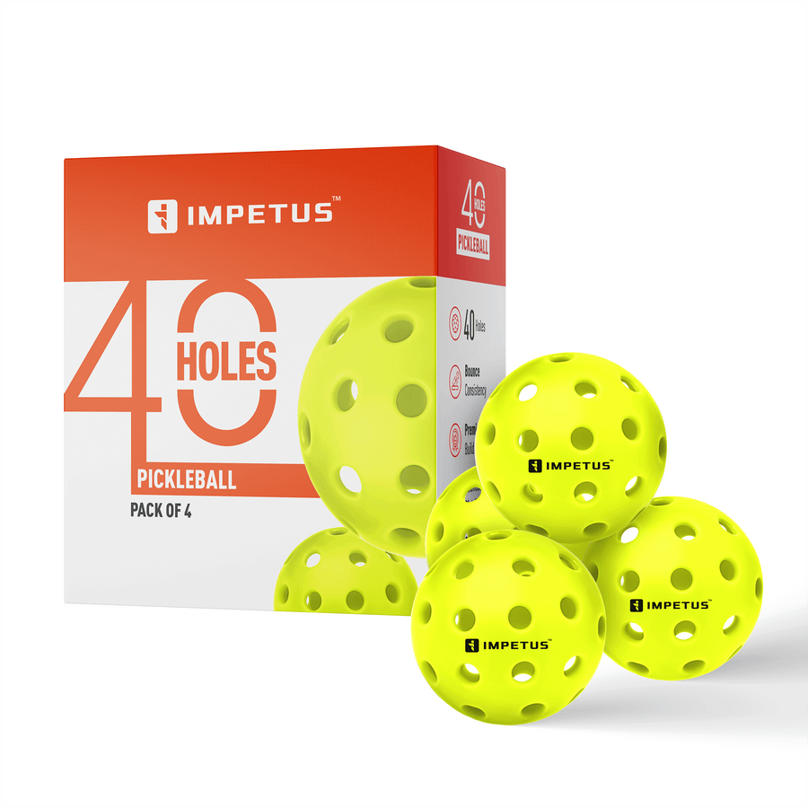 Pickleball | 40 Holes | Pack of 4 | Outdoor